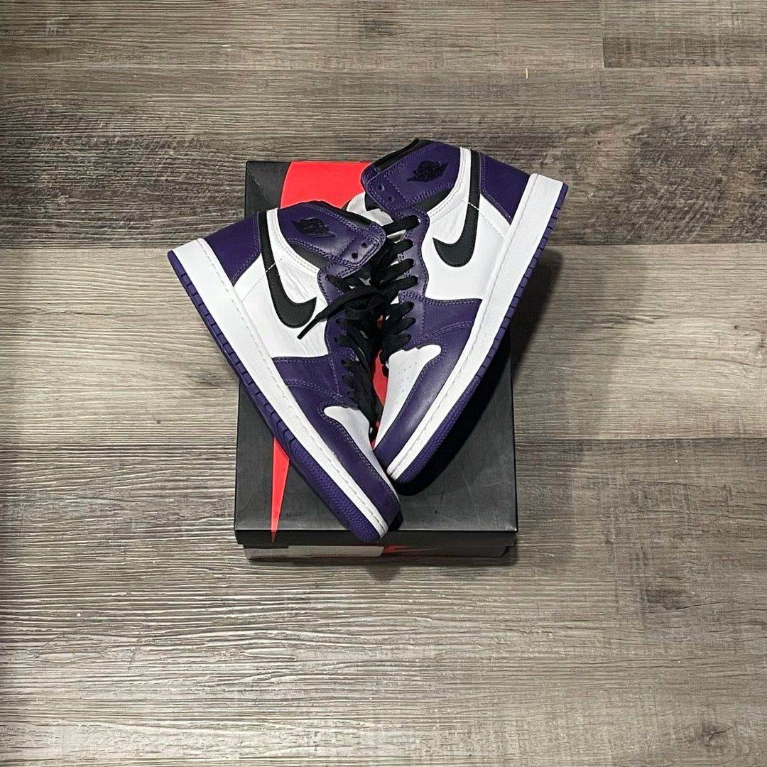 Jordan 1 Retro High Court Purple White (GS)