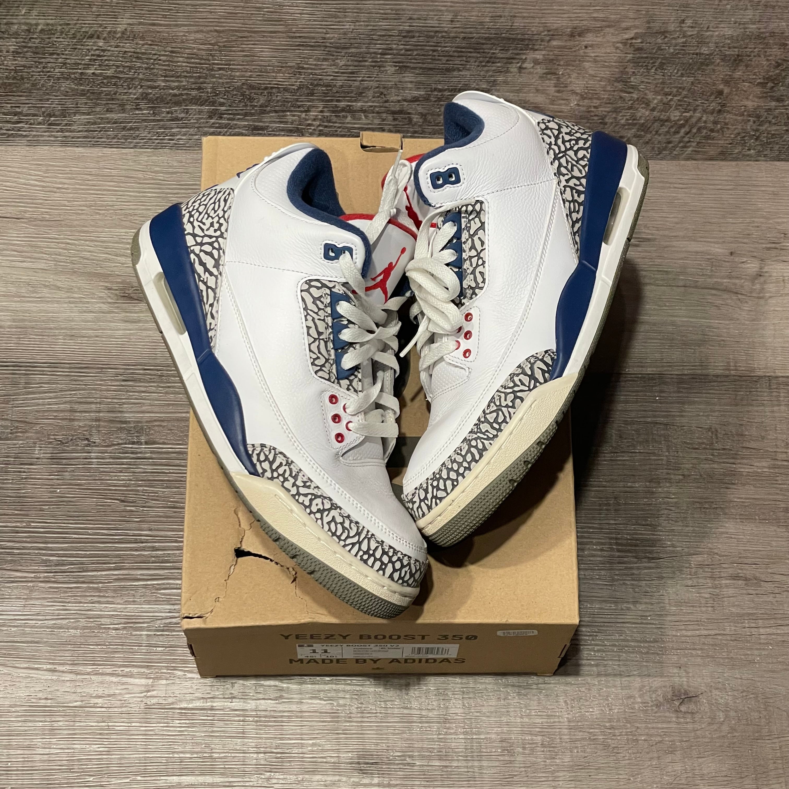 Jordan 3 Retro True Blue (2016)（Pre-Owned）