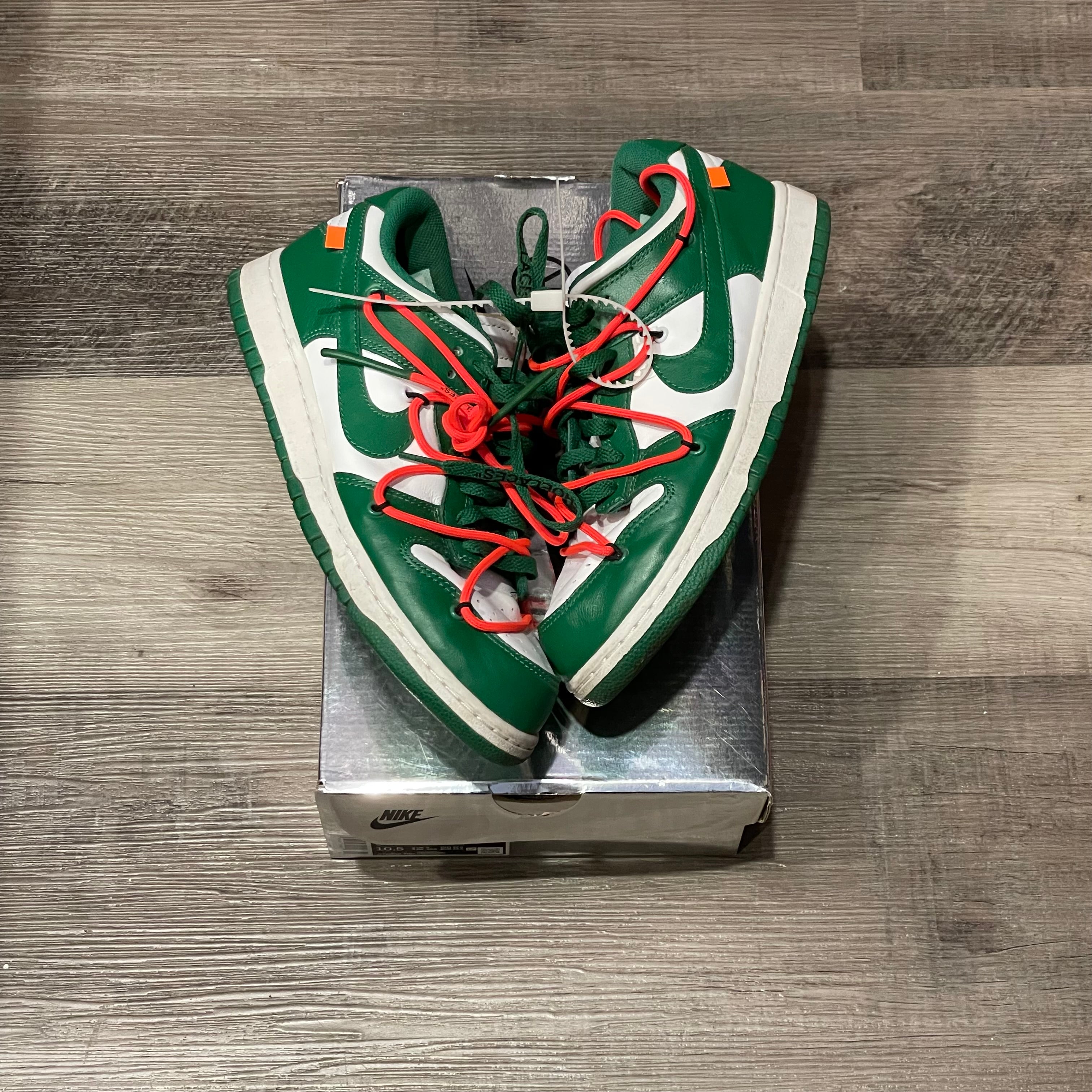 Nike Dunk Low Off-White Pine Green（Pre-Owned）