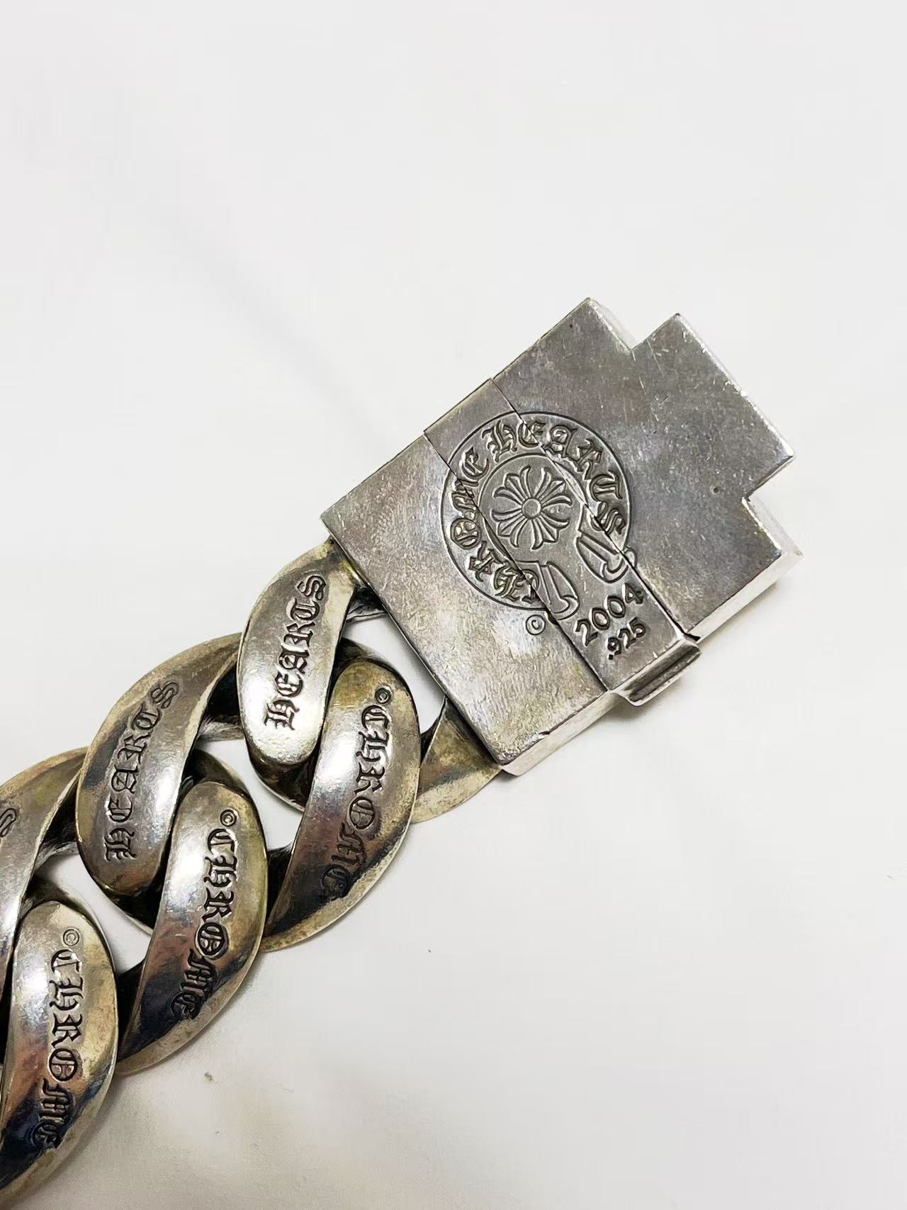 Chrome Hearts Silver Cuban Oriole Bracelet
