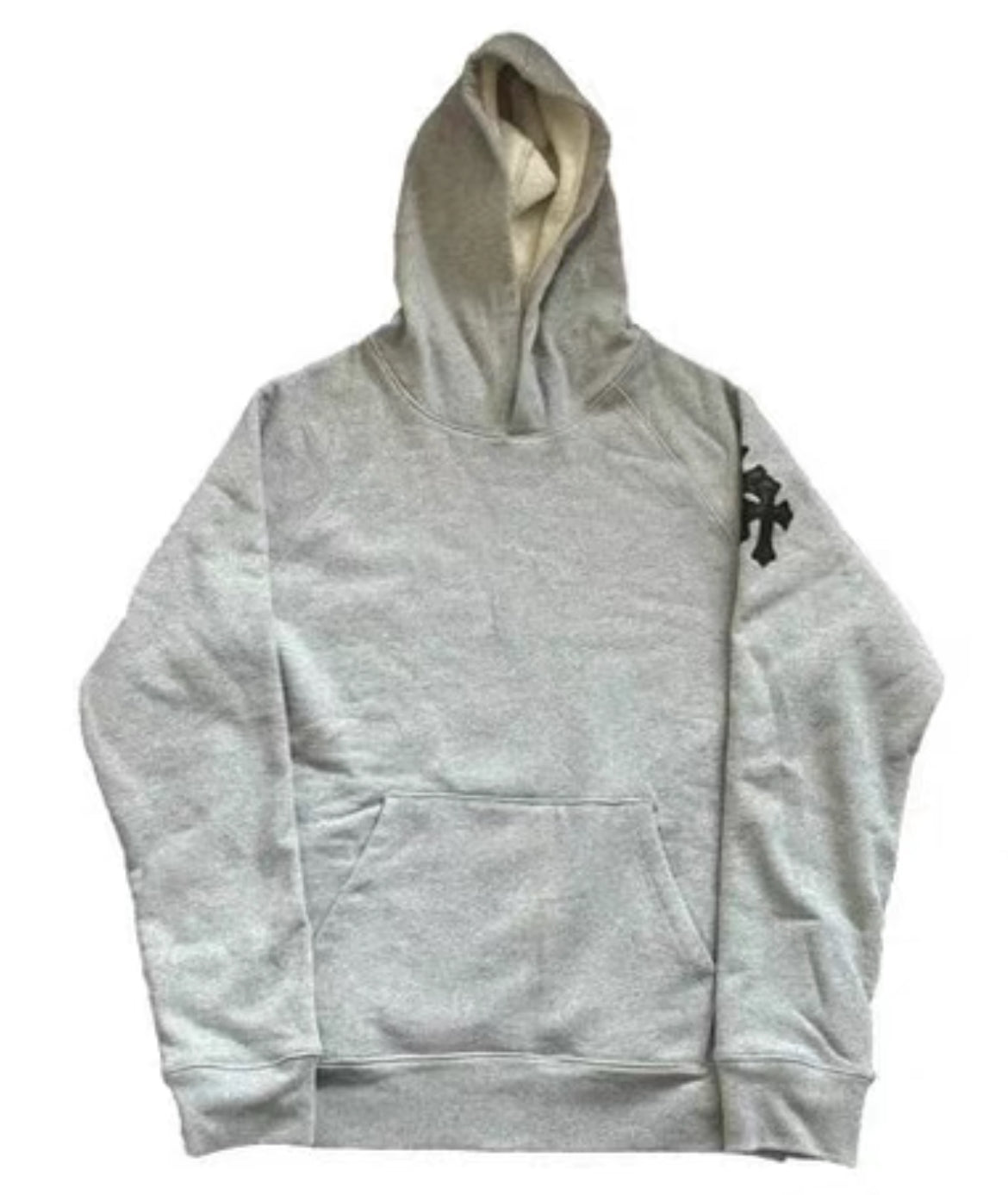 Chrome Hearts Paper jam triple leather cross patch hoodie