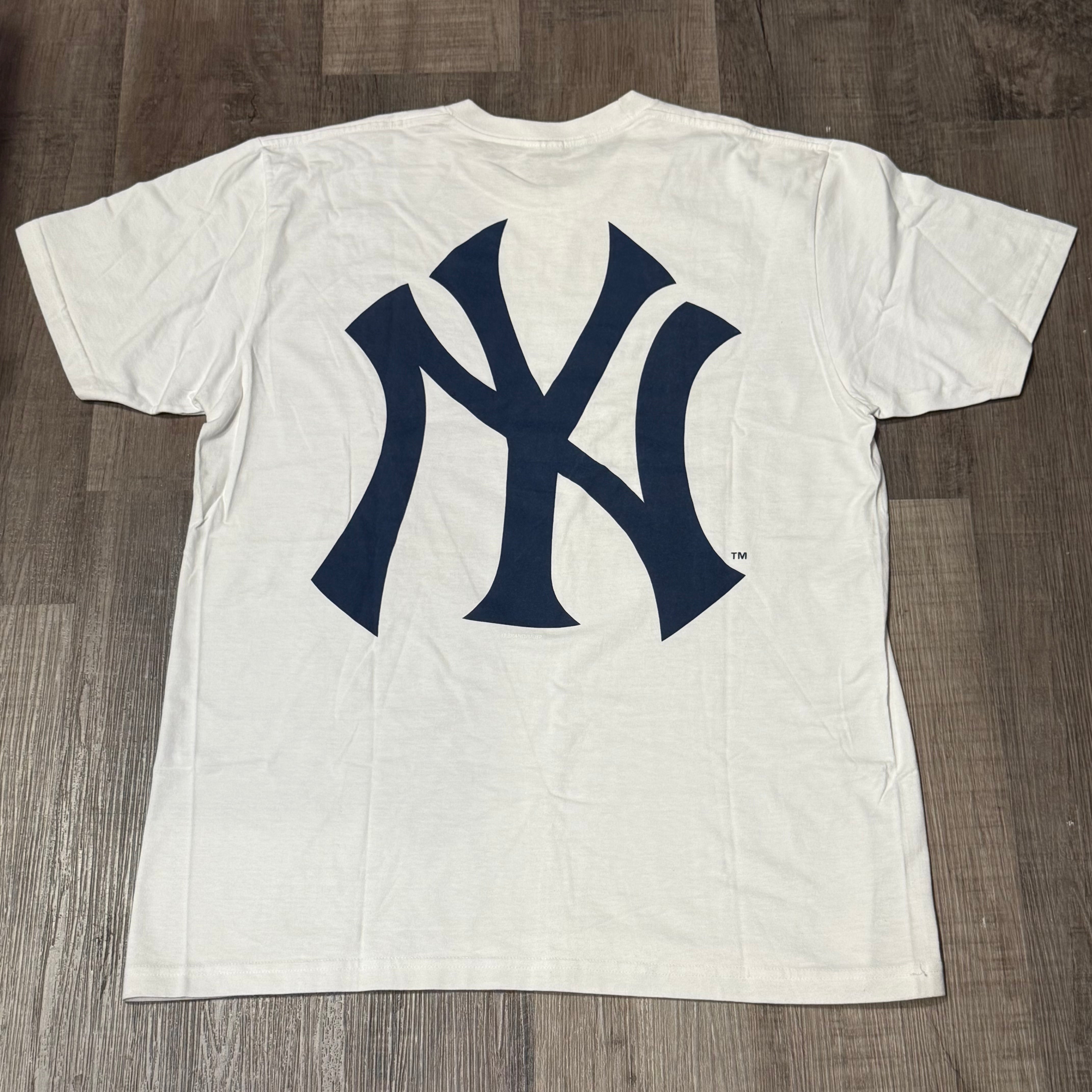 Supreme New York Yankees Box Logo Tee White