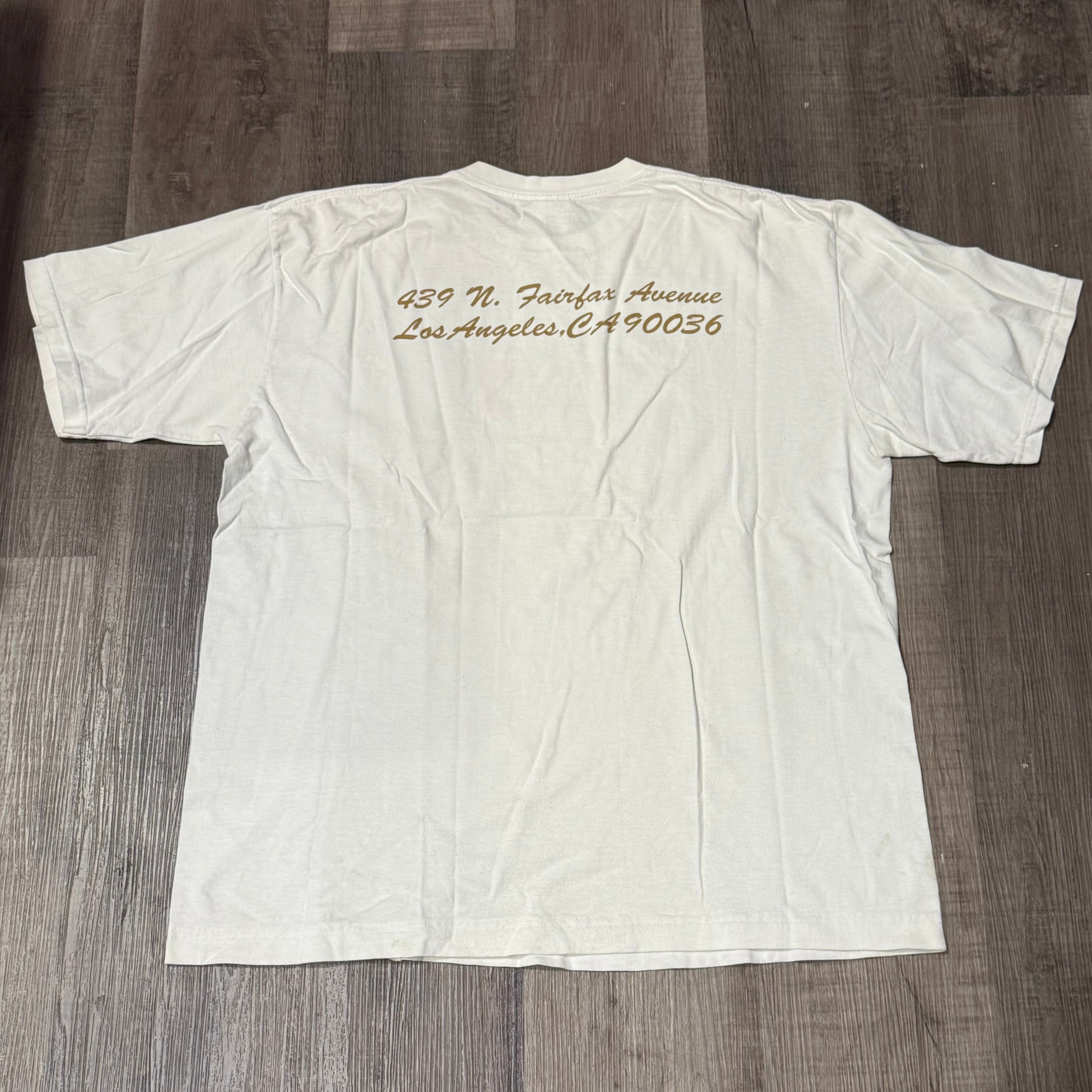 Supreme ”Hebrew Box Logo“ Tee —
Los Angeles Store Opening (2004)