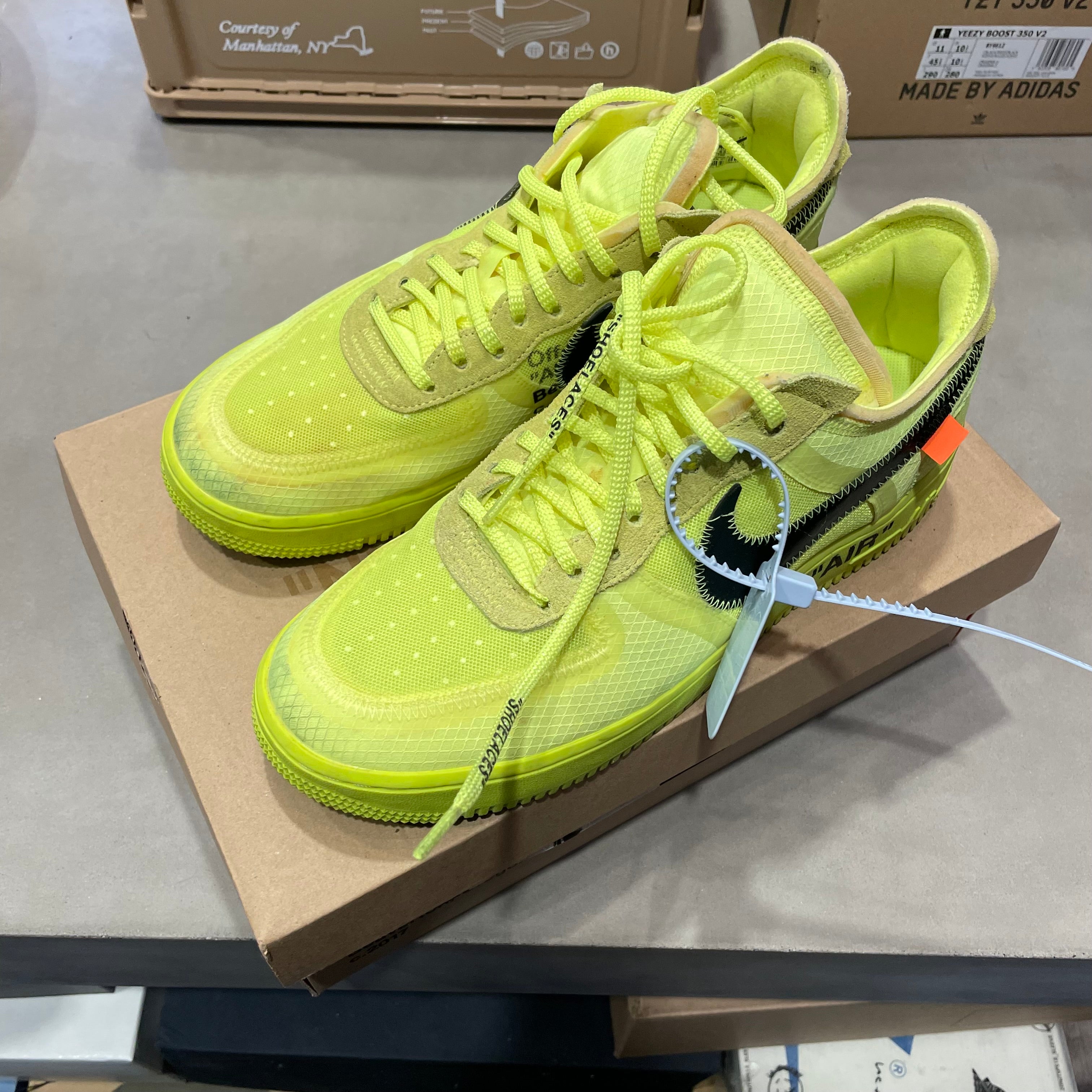 Nike Air Force 1 Low Off-White Volt（Pre-Owned）