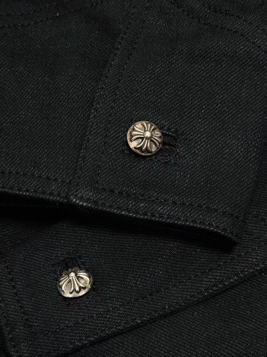 Chrome Hearts Floral Cross Patch Jacket
