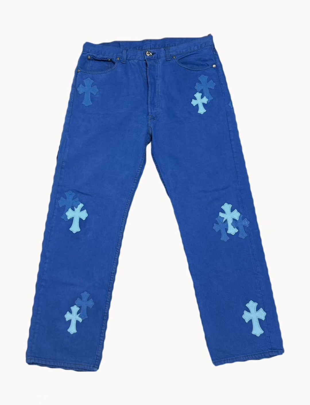 Chrome Hearts London Exclusive Patchwork Denim Jeans