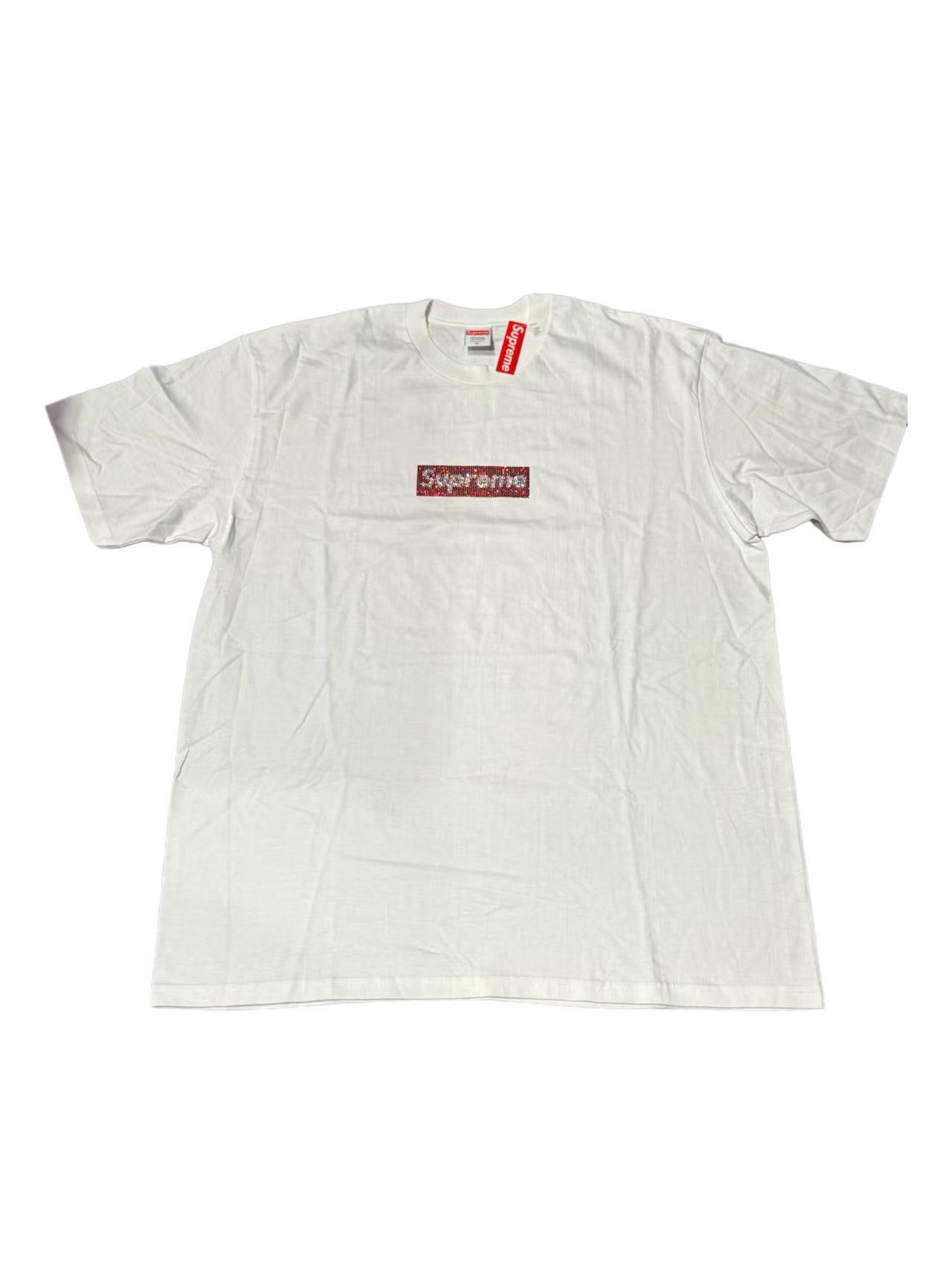 Supreme x Swarovski Box Logo Tee