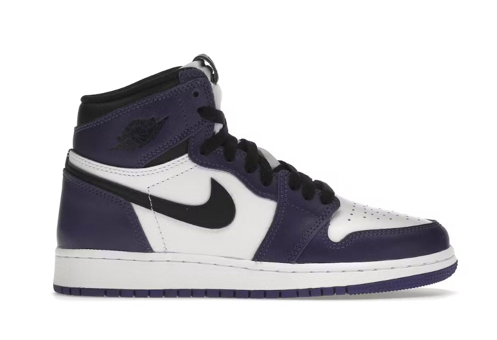 Jordan 1 Retro High Court Purple White (GS)