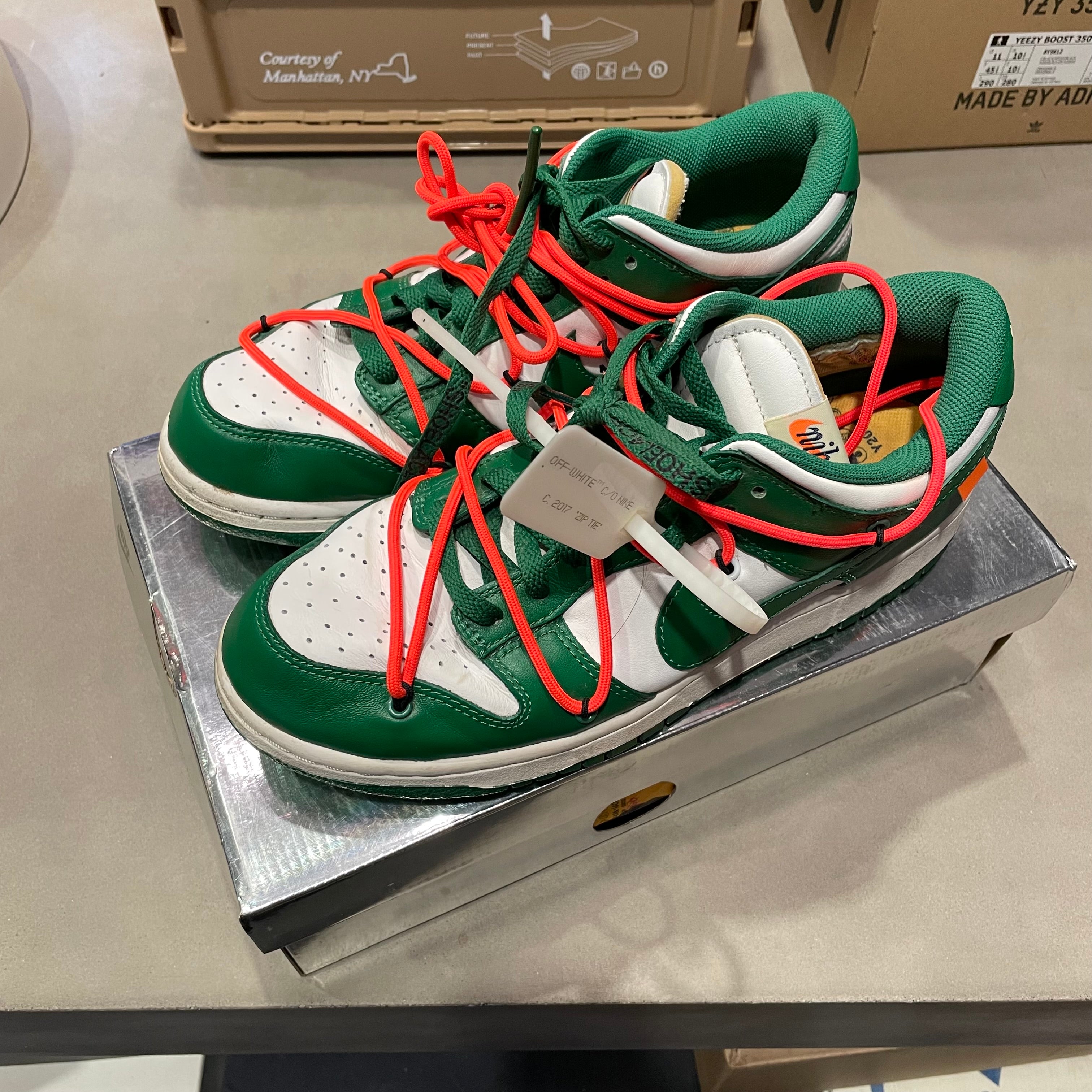 Nike Dunk Low Off-White Pine Green（Pre-Owned）