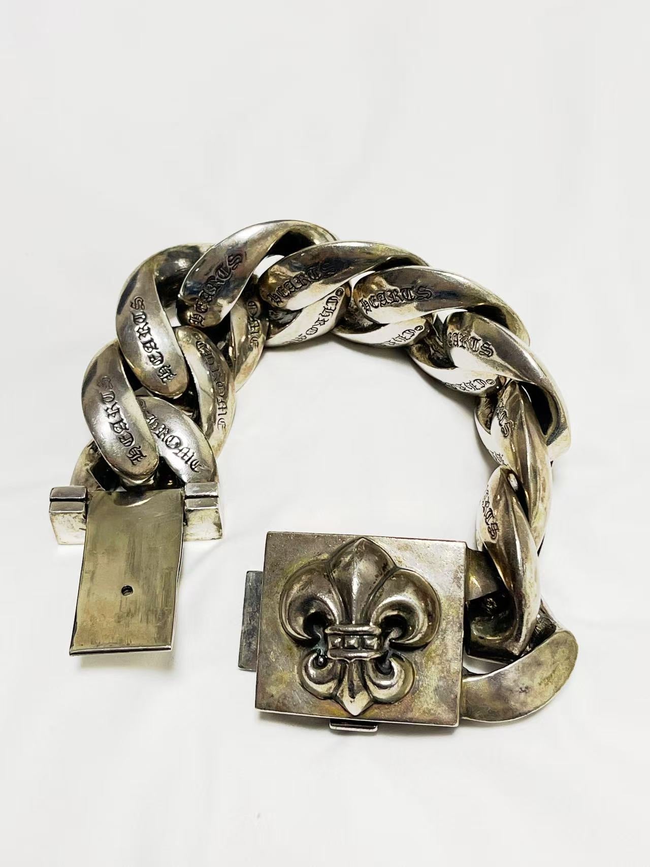 Chrome Hearts Silver Cuban Oriole Bracelet