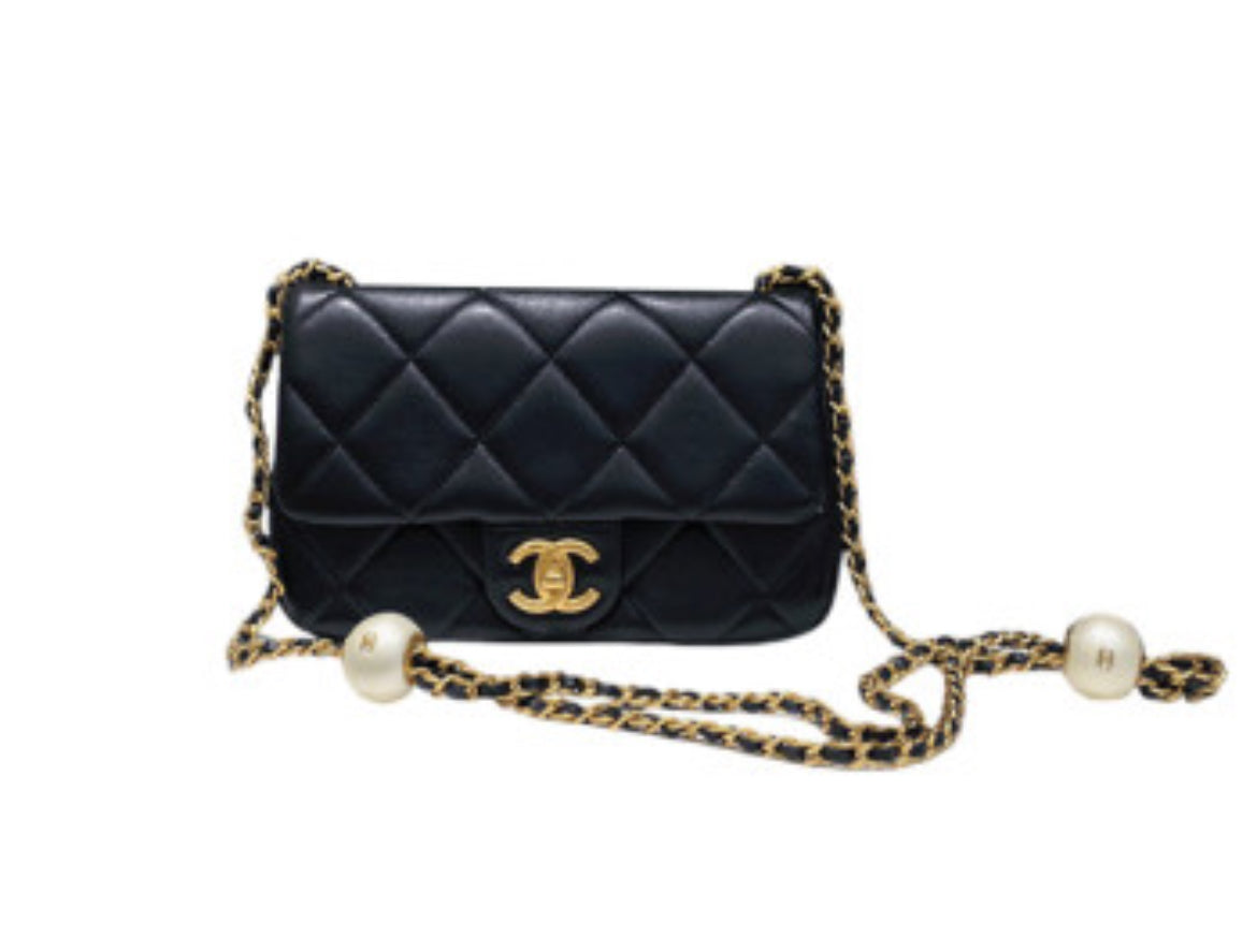 24s Spring and Summer Double Pearls Fatty Fang Black