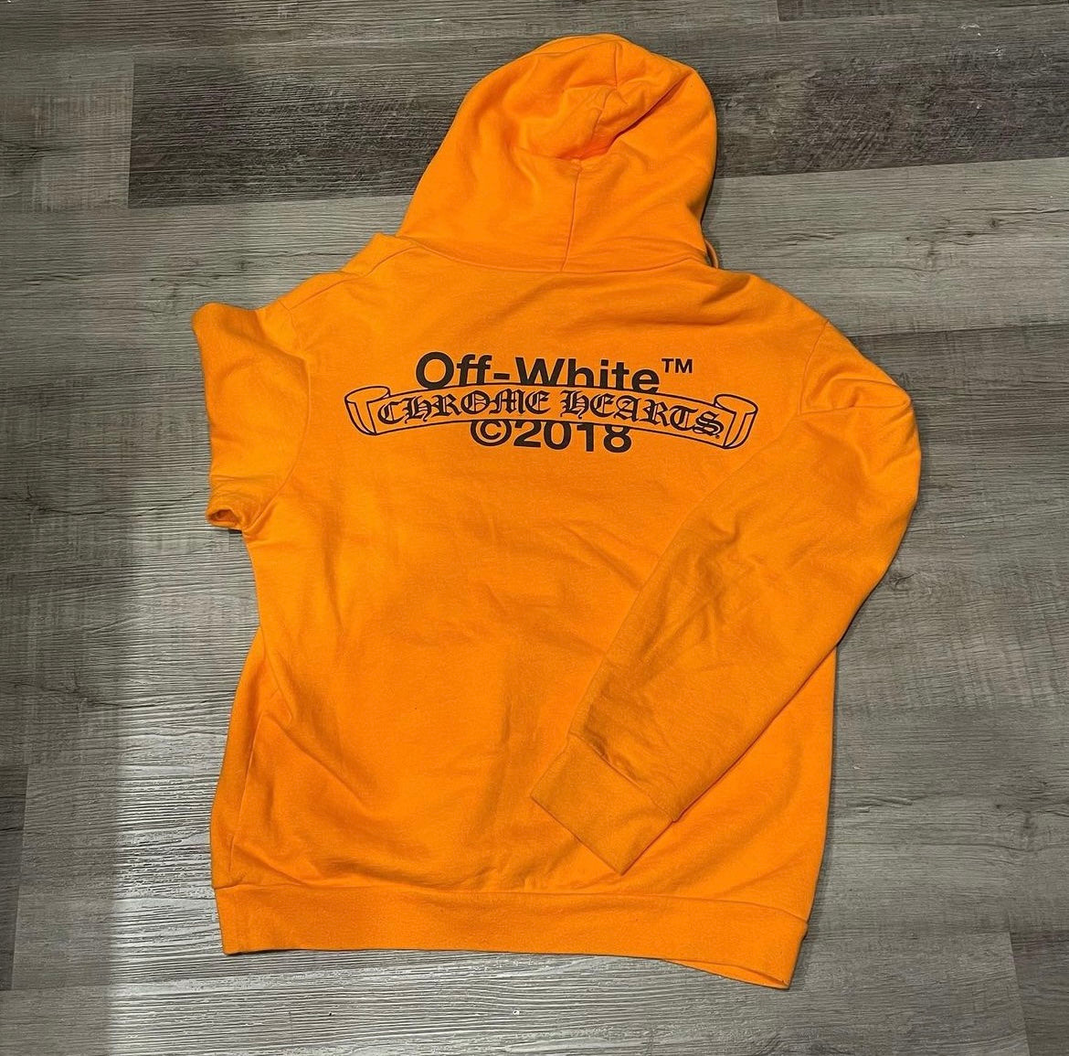 Chrome Heart X Off White Hoodie