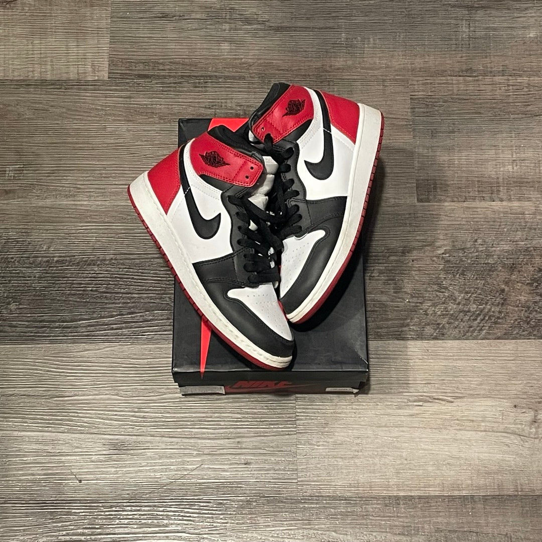 Jordan 1 Retro Black Toe (2016) (GS)（Pre-Owned）