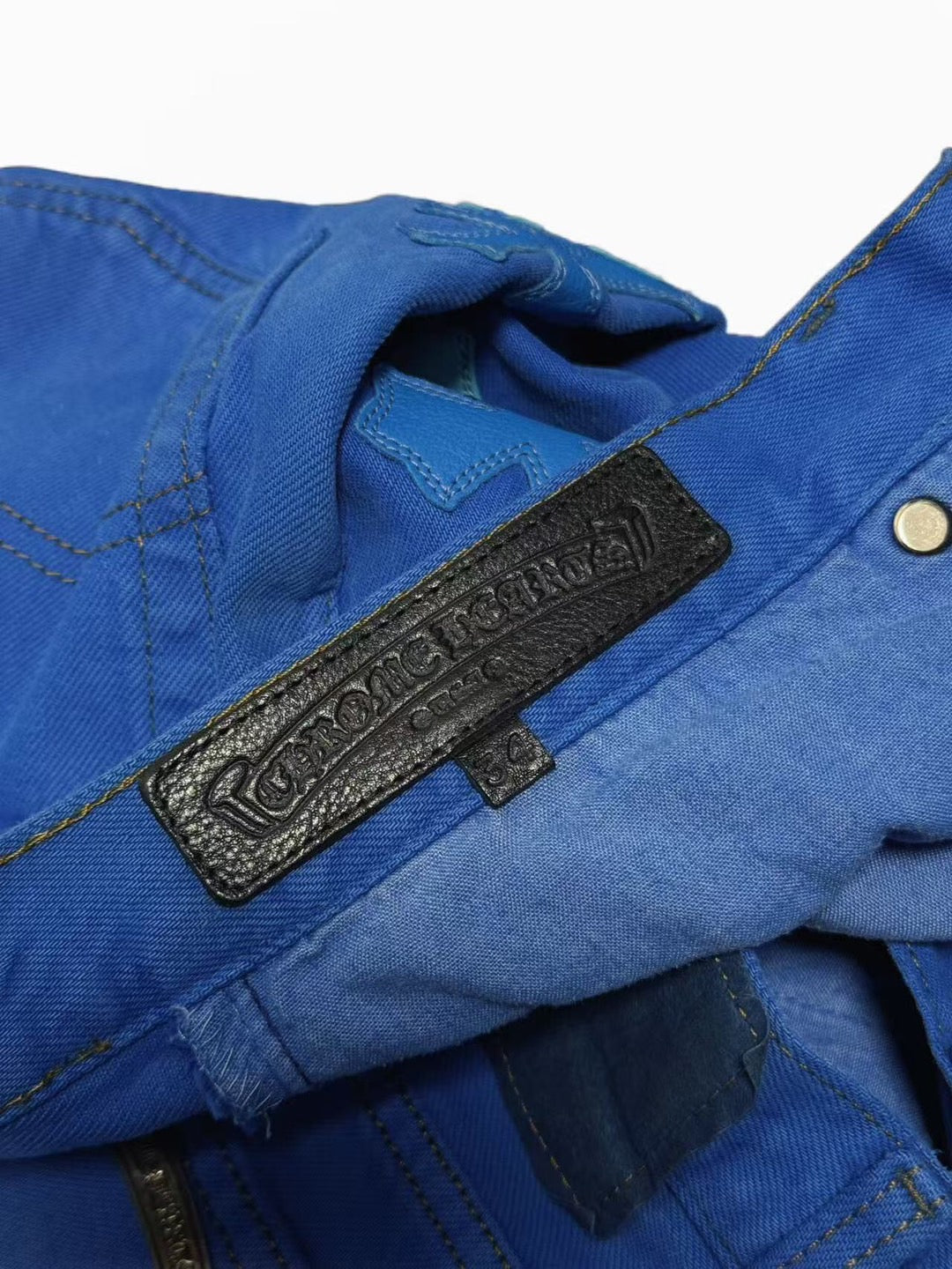 Chrome Hearts London Exclusive Patchwork Denim Jeans