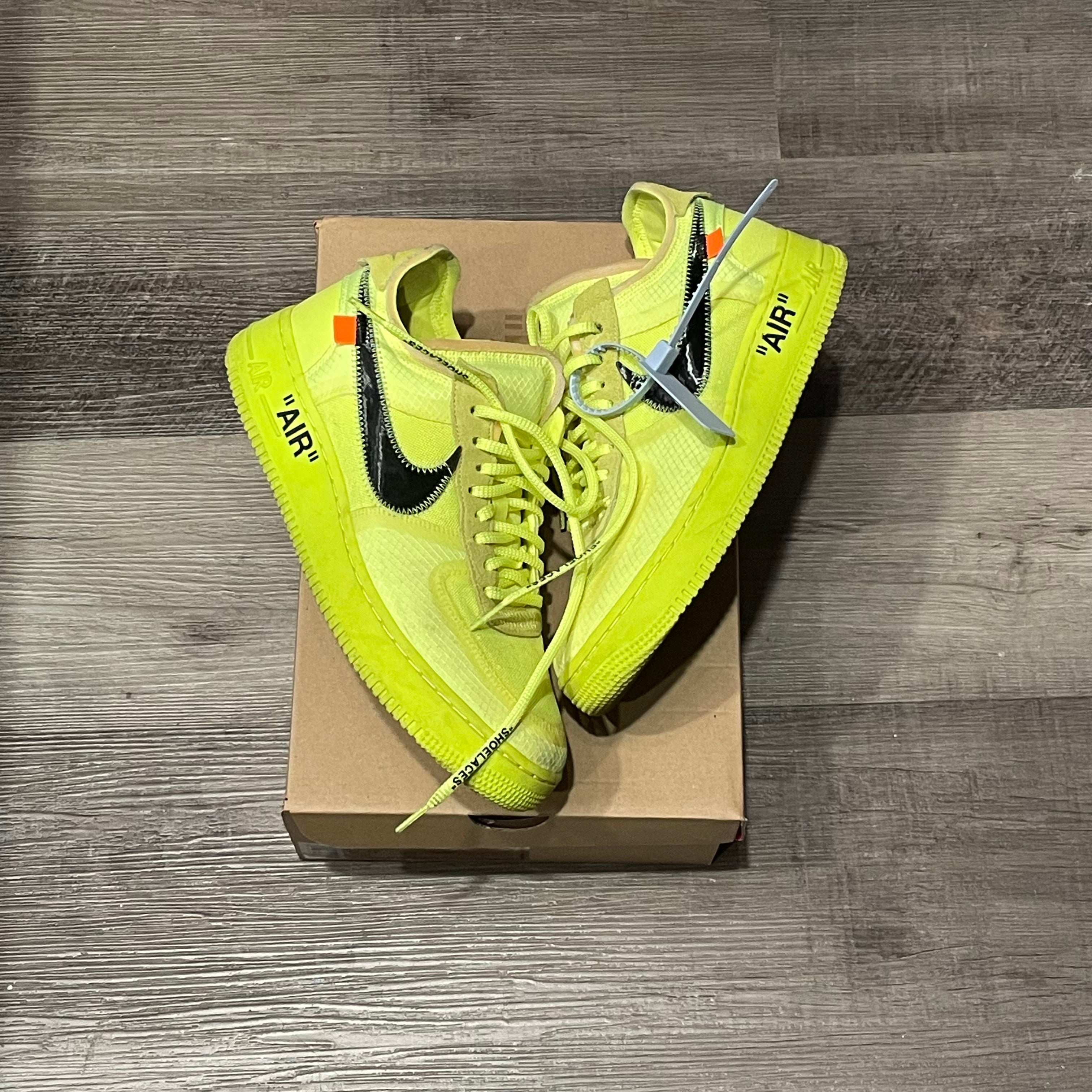 Nike Air Force 1 Low Off-White Volt（Pre-Owned）