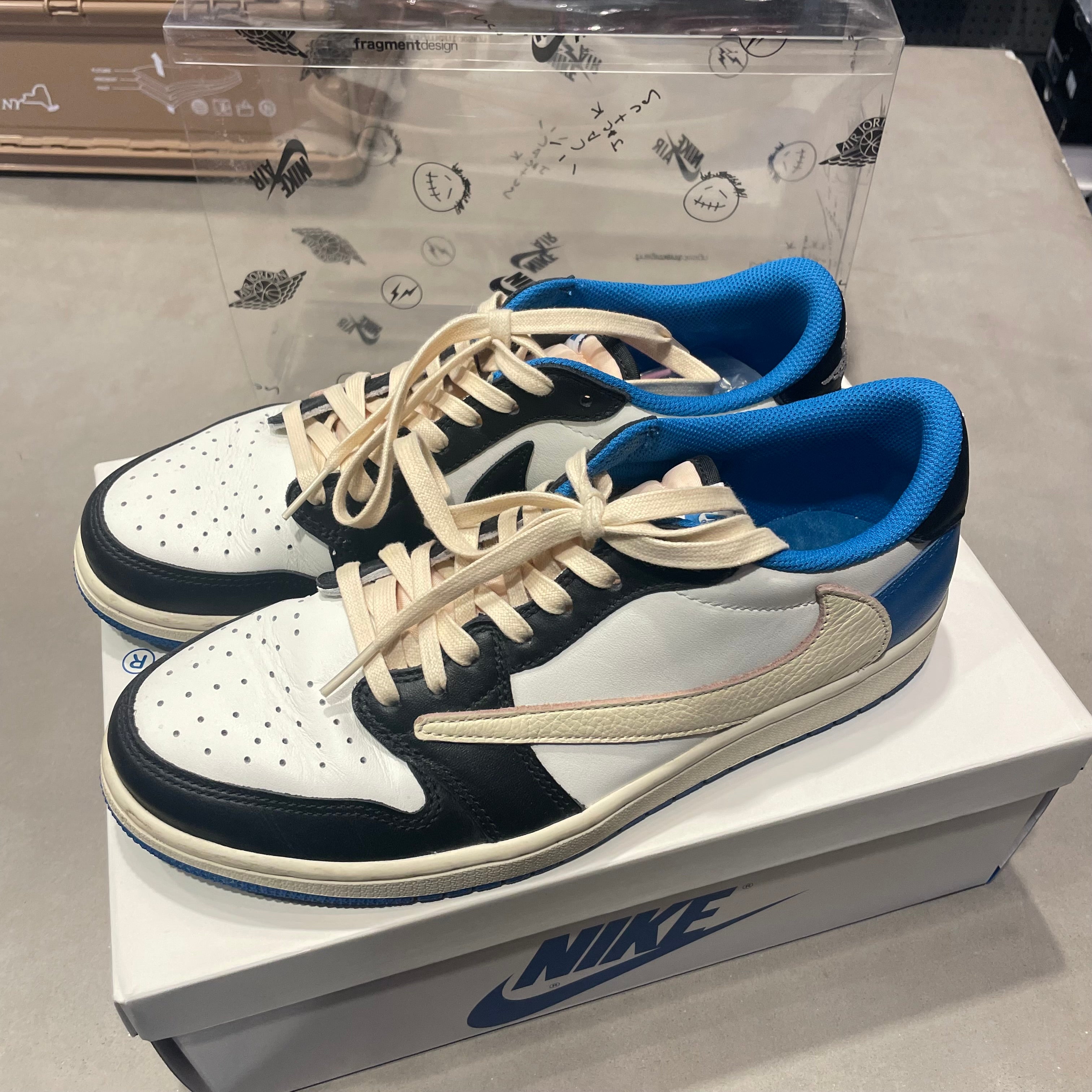 Jordan 1 Retro Low OG SP Fragment x Travis Scott（Pre-Owned）