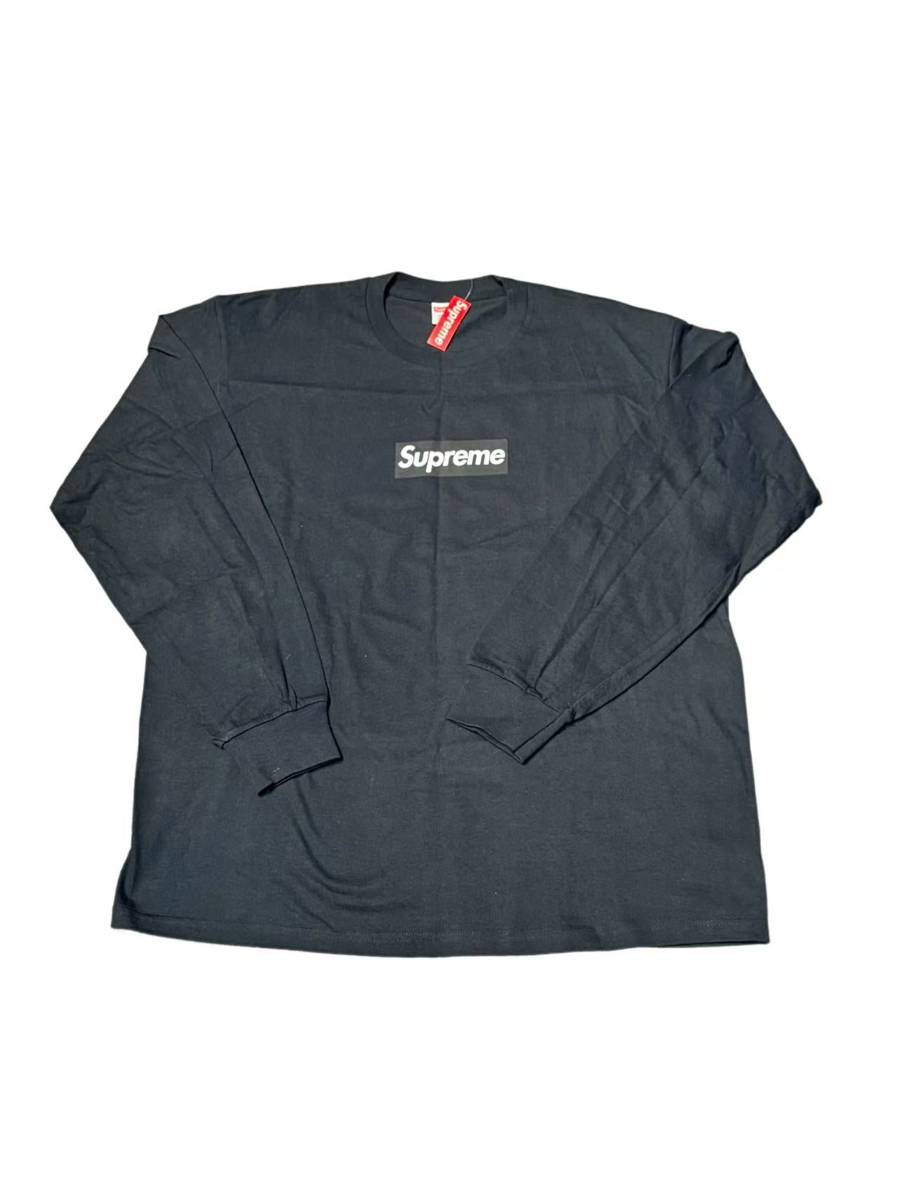 Supreme Box Logo Long-Sleeve Tee ’Black‘