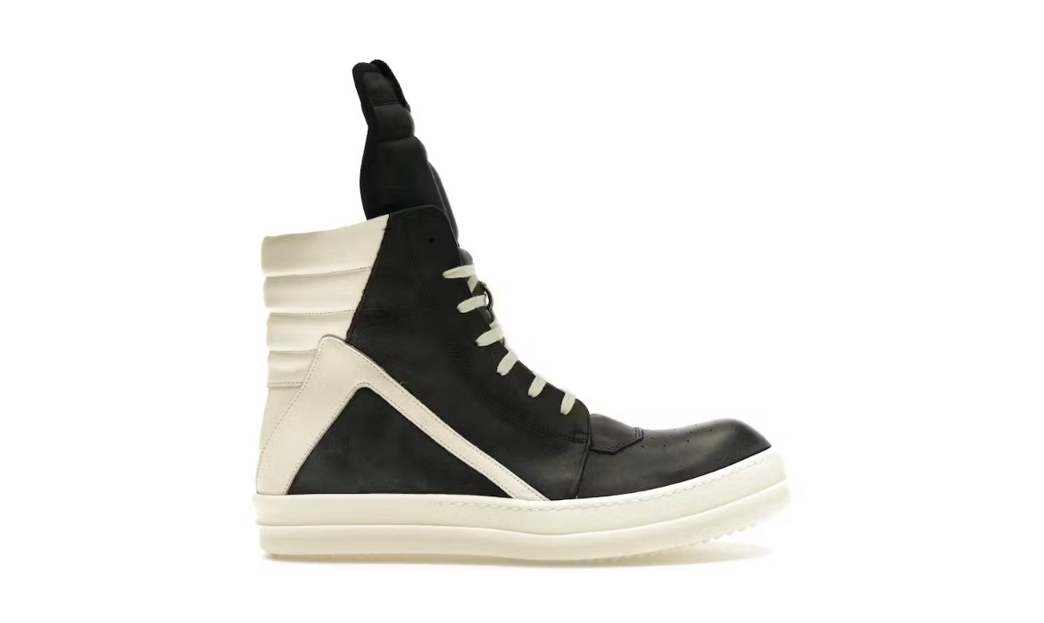 Rick Owens Lido Geobasket Black Milk（Pre-Owned）