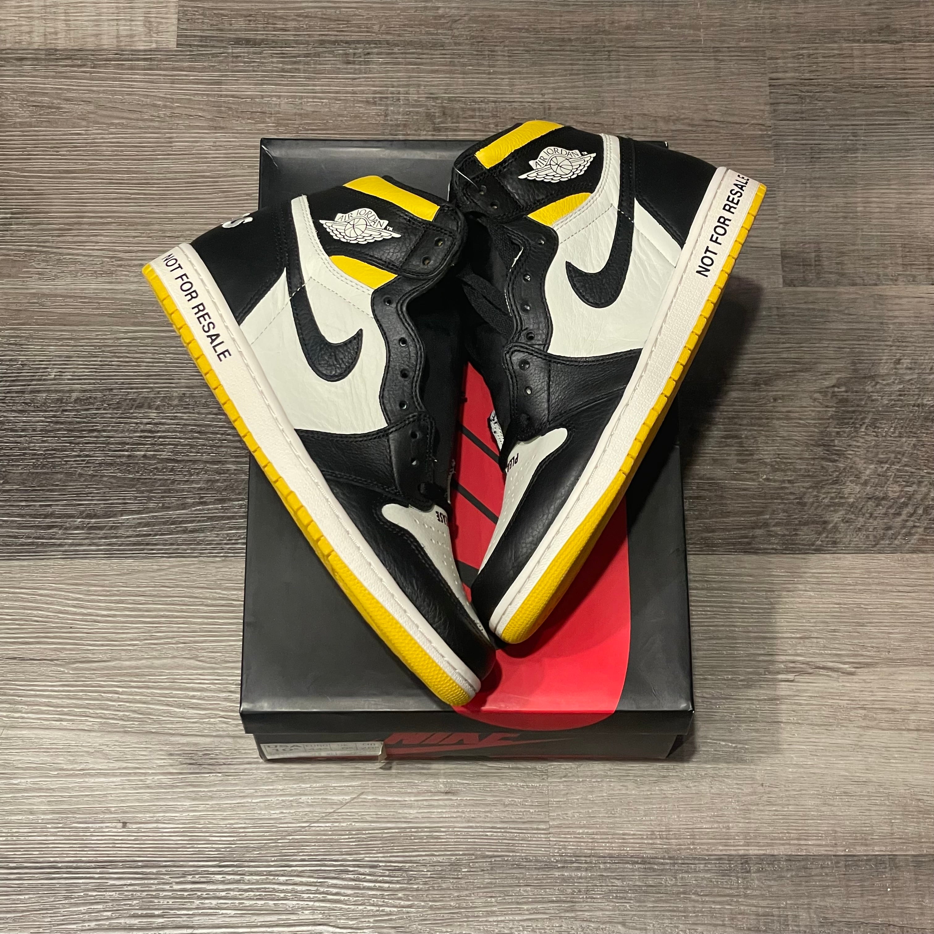 Jordan 1 Retro High Not for Resale Varsity Maize