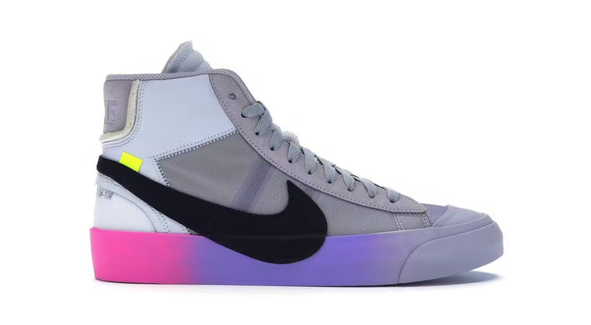 Nike Blazer Mid Off-White Wolf Grey Serena Queen(Pre-Owned)