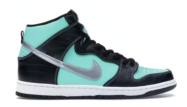 Nike SB Dunk High Diamond Supply Co. Aqua Blue