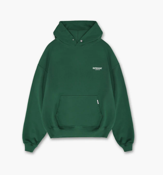 REPRESENT OWNERS CLUB HOODIE - RACING GREEN