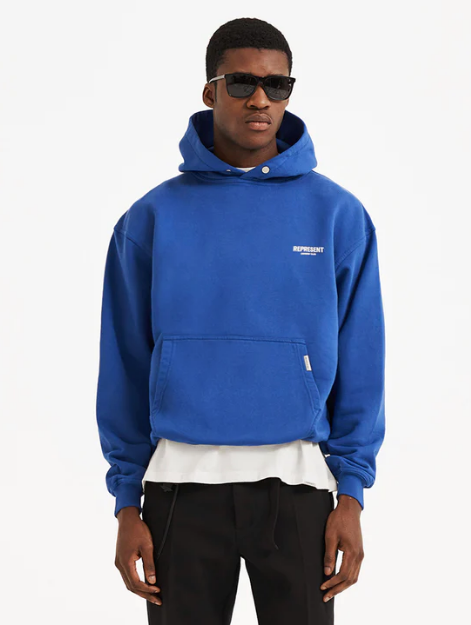 REPRESENT OWNERS CLUB HOODIE - COBALT