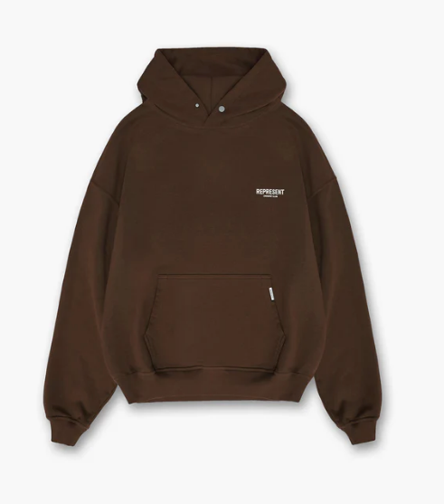 REPRESENT OWNERS CLUB HOODIE - BROWN