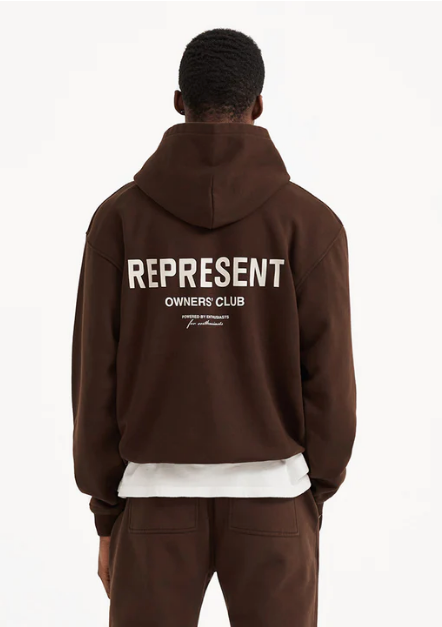 REPRESENT OWNERS CLUB HOODIE - BROWN