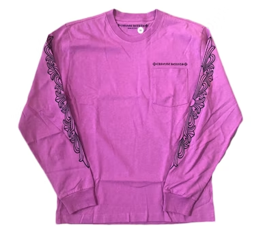 Chrome Hearts Matty Boy Spider Web L/S T-shirt Purple