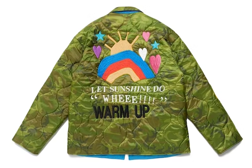 Cactus Plant Flea Market Lysergic Camo Jacket Green