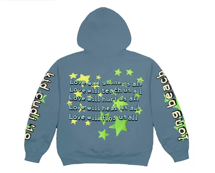 Cactus Plant Flea Market Kid Cudi Enter Galactic Hoodie Blue