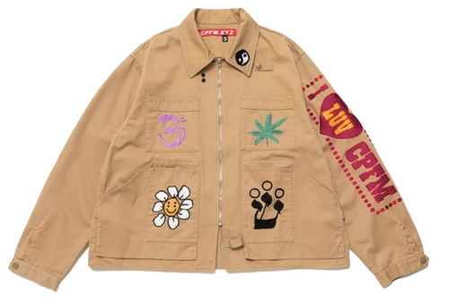 Cactus Plant Flea Market Knowledge Jacket Brown