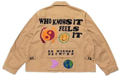 Cactus Plant Flea Market Knowledge Jacket Brown