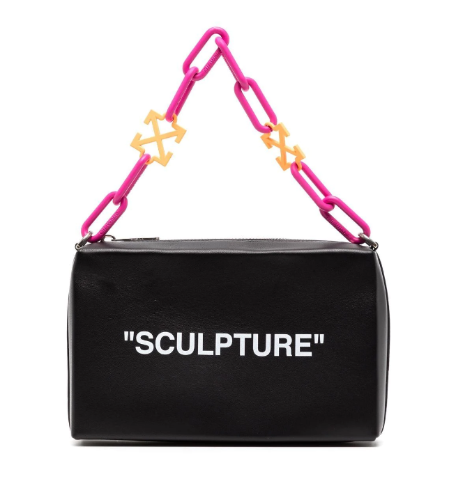 Off-White Sculpture logo-print shoulder bag