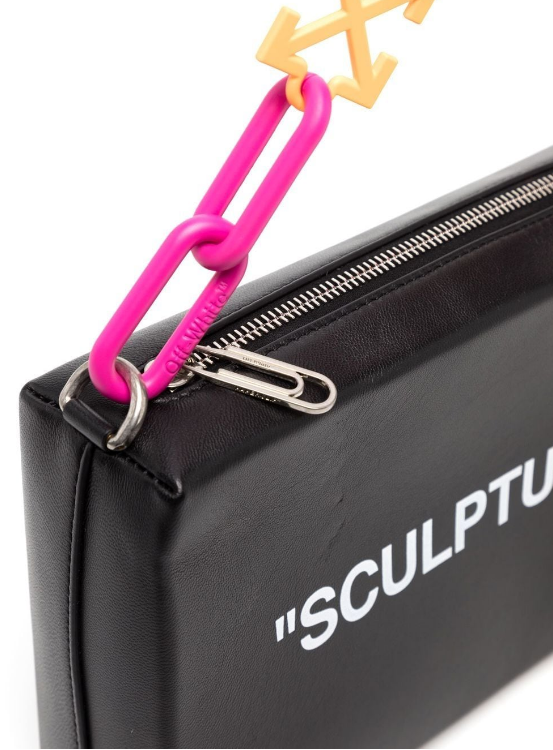 Off-White Sculpture logo-print shoulder bag