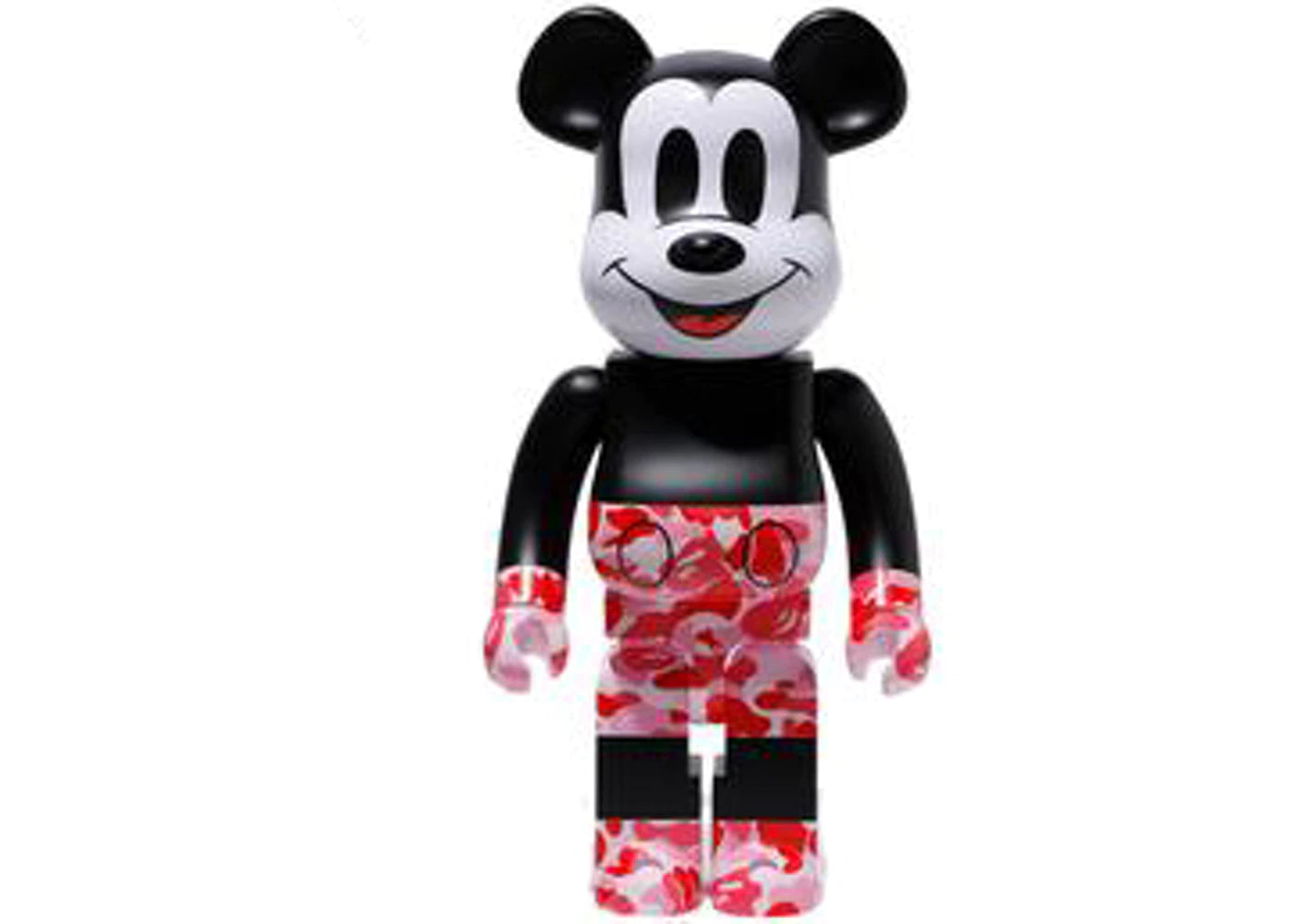 Bearbrick BAPE Mickey Mouse 1000% Black/Red Camo – SEVAGE KICK