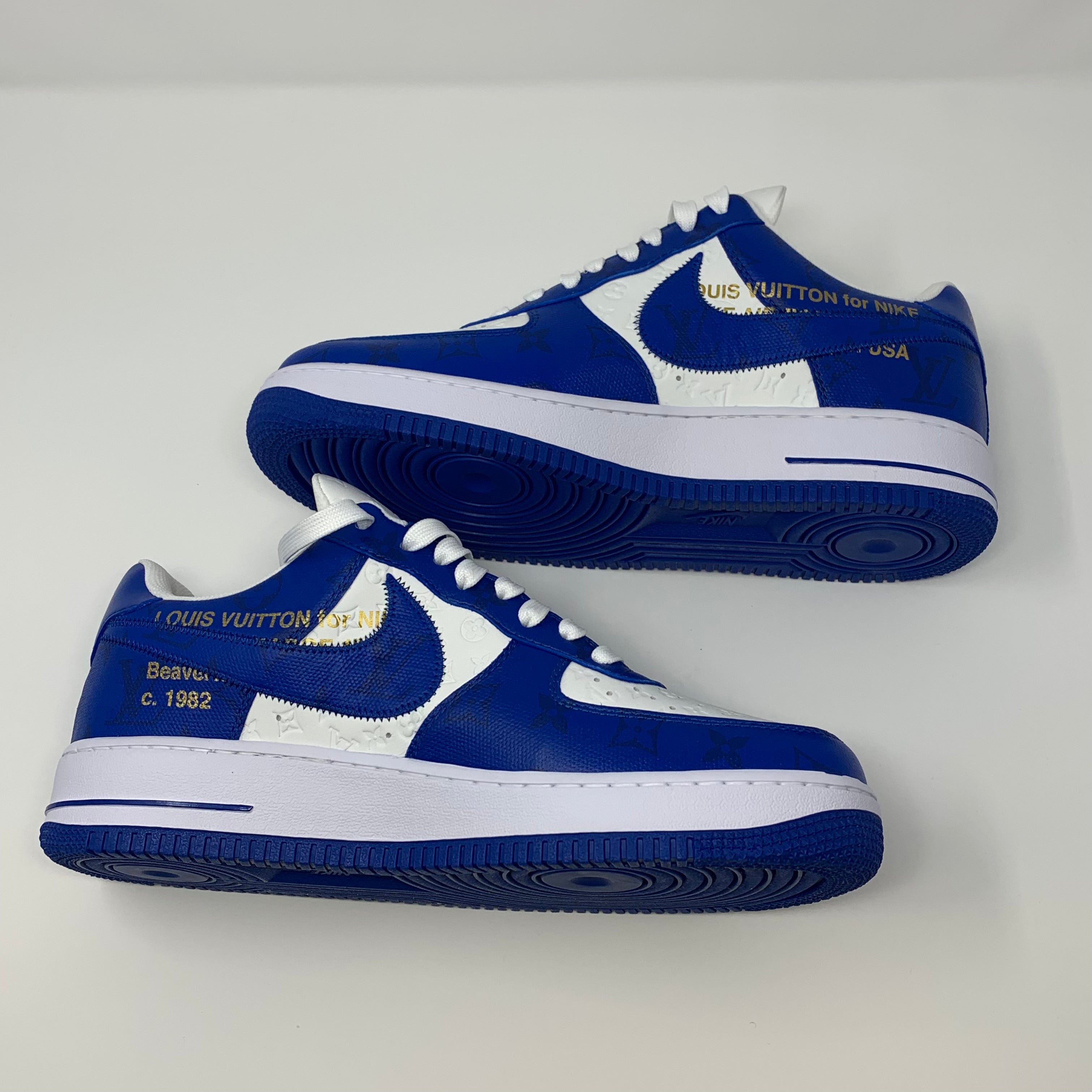 LOUIS VUITTON X AIR FORCE 1 LOW 'WHITE TEAM ROYAL'